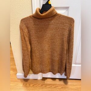 Zeana Rust Orange Turtle Neck Sweater